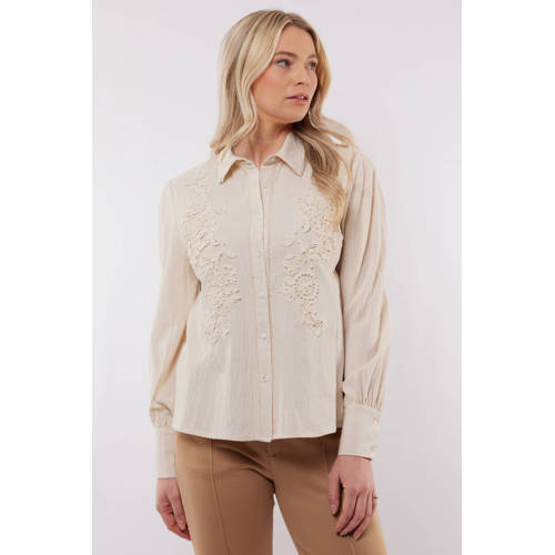 C&S The Label blouse ecru afbeelding
