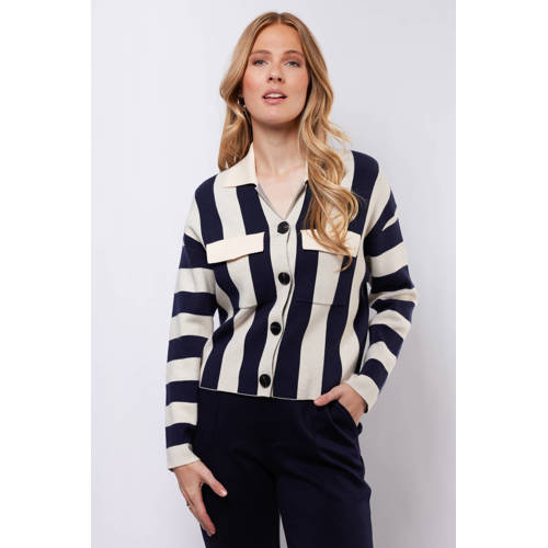C&S The Label gebreid vest blauw afbeelding