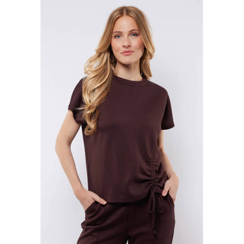 C&S The Label top donkerbruin afbeelding
