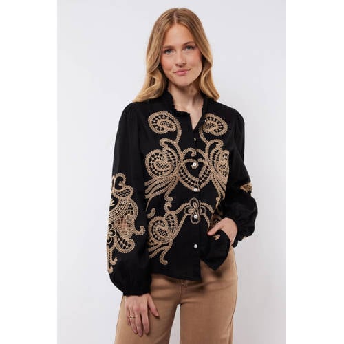 C&S The Label blouse zwart afbeelding