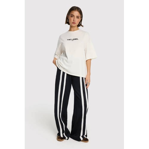 Alix the Label wide leg regular waist broek zwart afbeelding