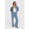 Alix the Label wide leg jeans light blue denim