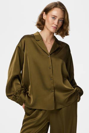 blouse bruin