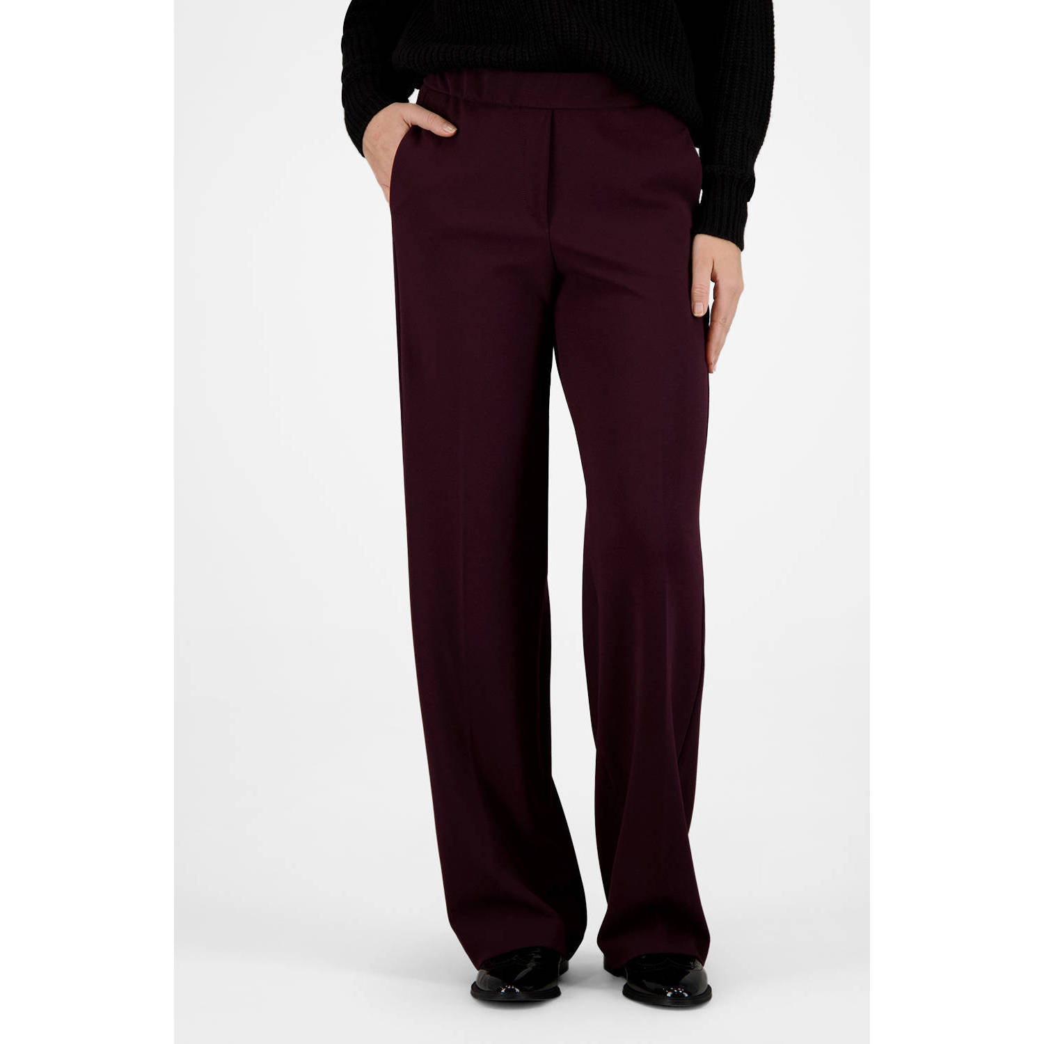 Gardeur Regular fit stoffen broek met elastische band model 'FRANCA800'