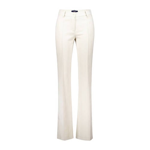 gardeur straight high waist pantalon beige afbeelding