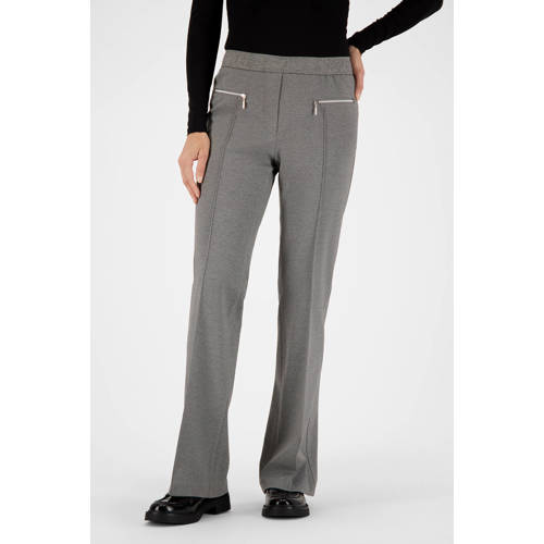 gardeur regular waist broek grijs afbeelding