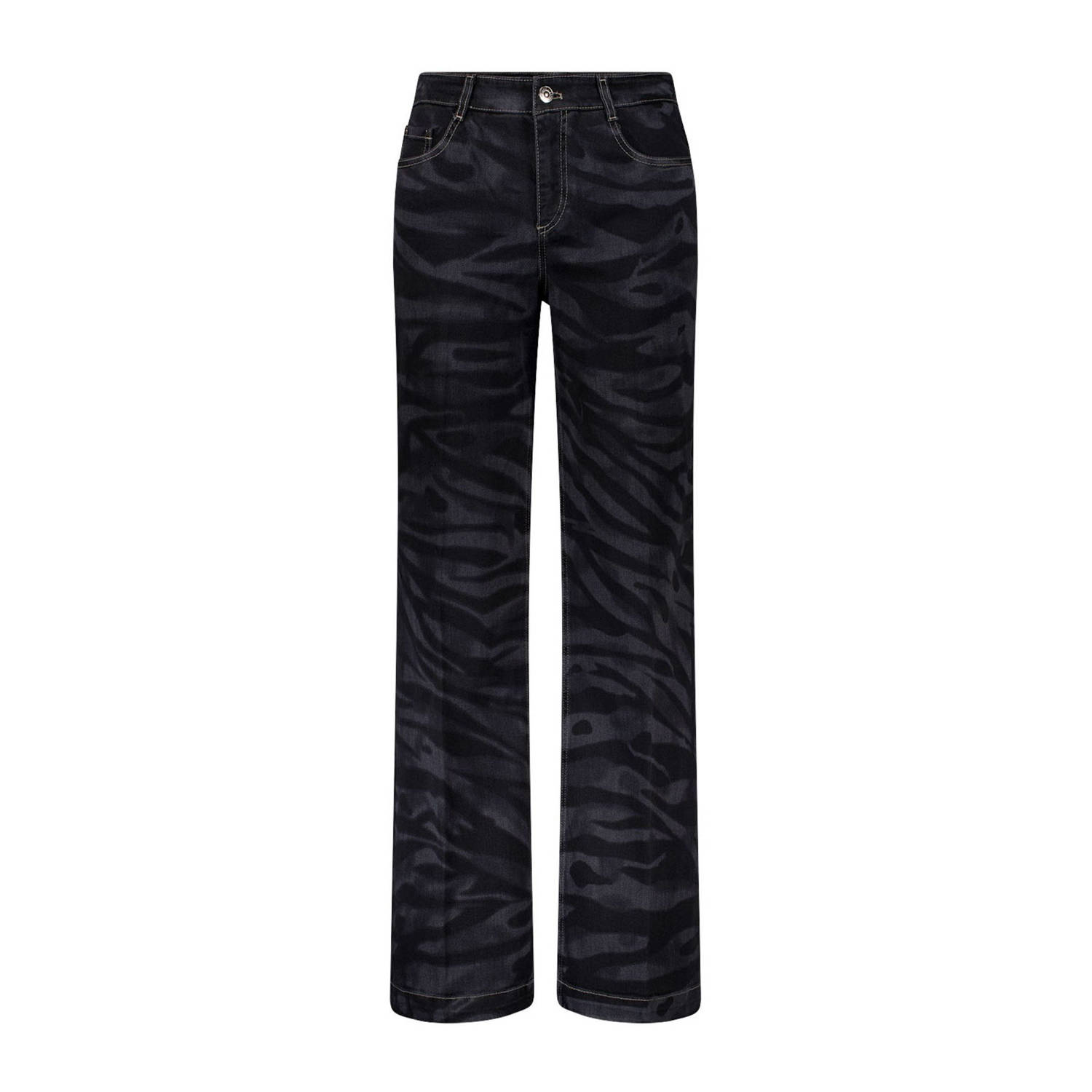 Gardeur wide leg jeans grijs
