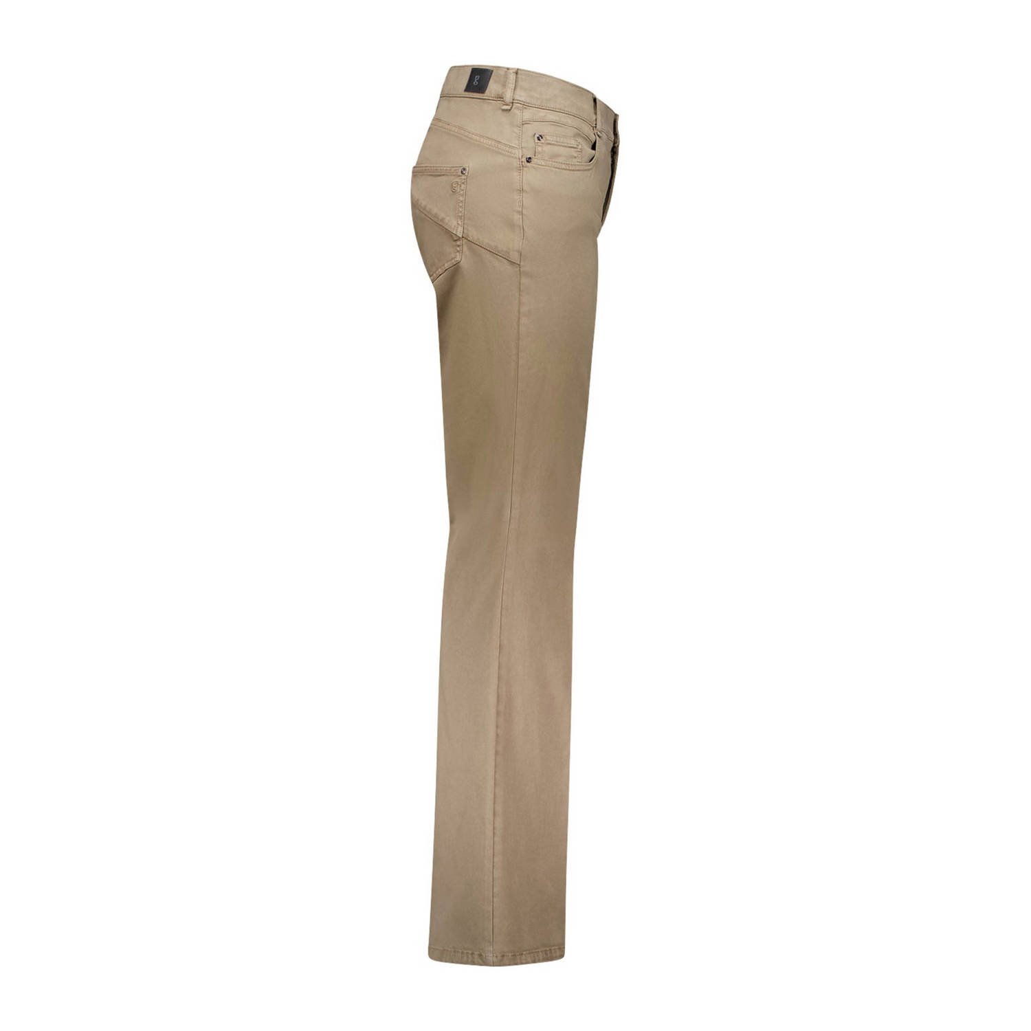 gardeur straight regular waist casual broek camel