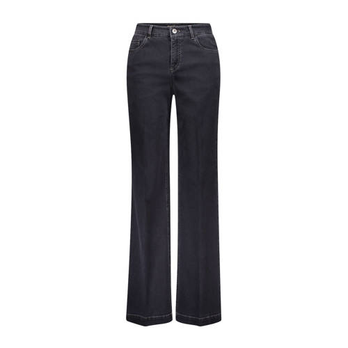 gardeur wide leg jeans grey denim afbeelding