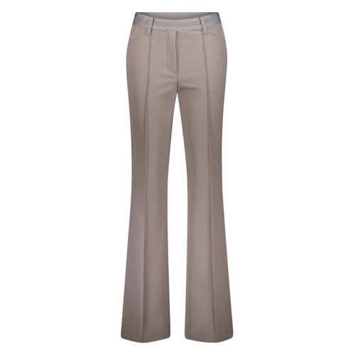 gardeur bootcut regular waist broek taupe afbeelding