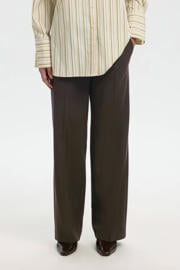 thumbnail: Selected Women wide leg regular waist casual broek