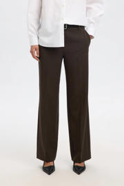 thumbnail: Selected wide leg regular waist casual broek