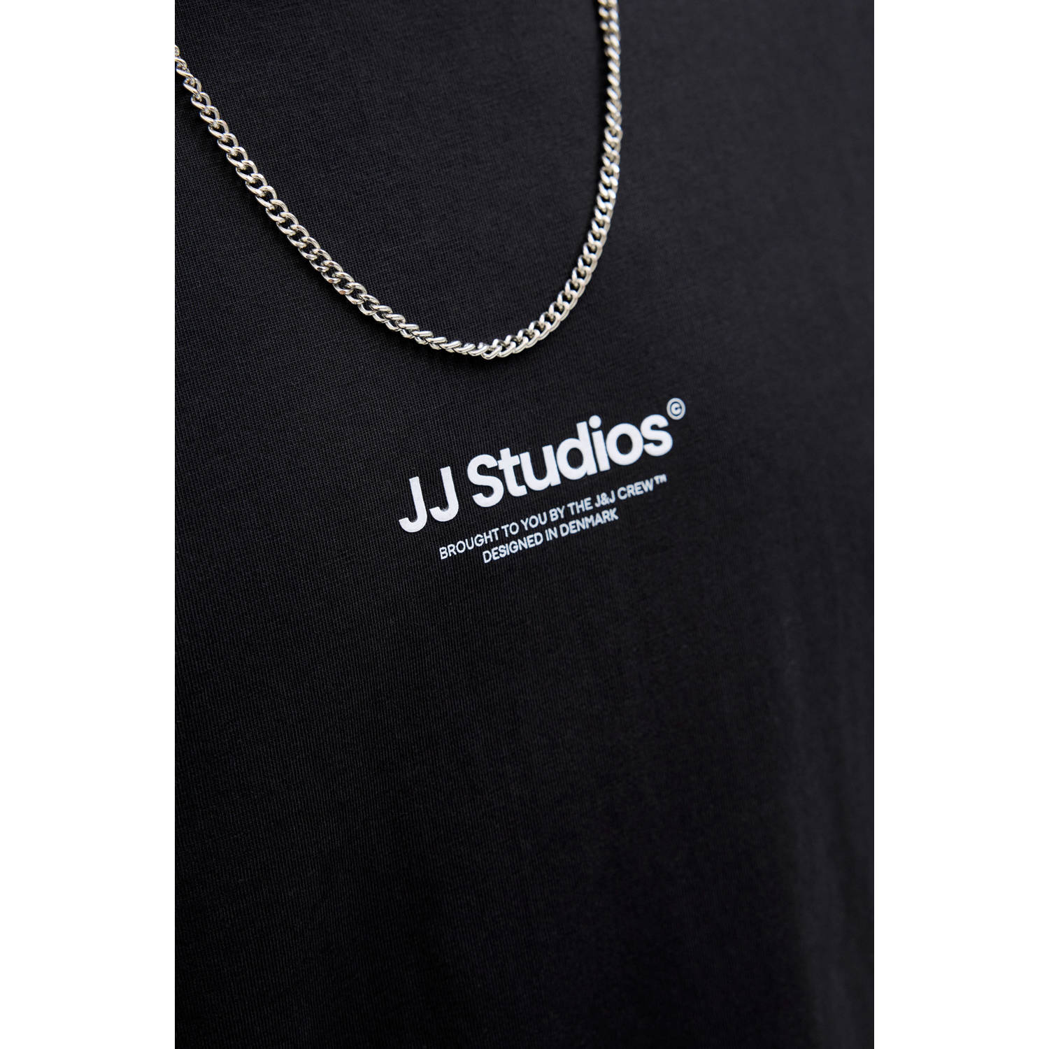 JACK & JONES PLUS SIZE regular T-shirt zwart
