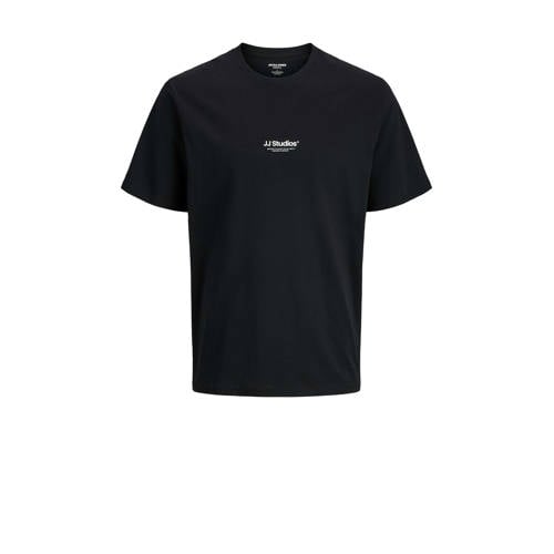 JACK & JONES PLUS SIZE regular T-shirt zwart afbeelding