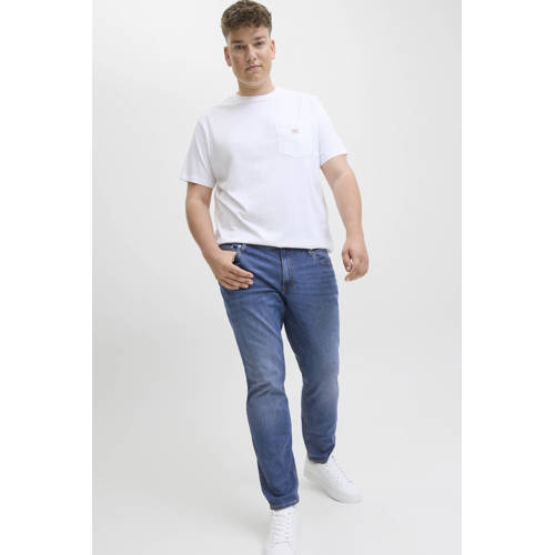 JACK & JONES PLUS SIZE JJIGLENN JJORIGINAL slim fit jeans blue denim afbeelding