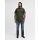 JACK & JONES PLUS SIZE regular T-shirt donkergroen