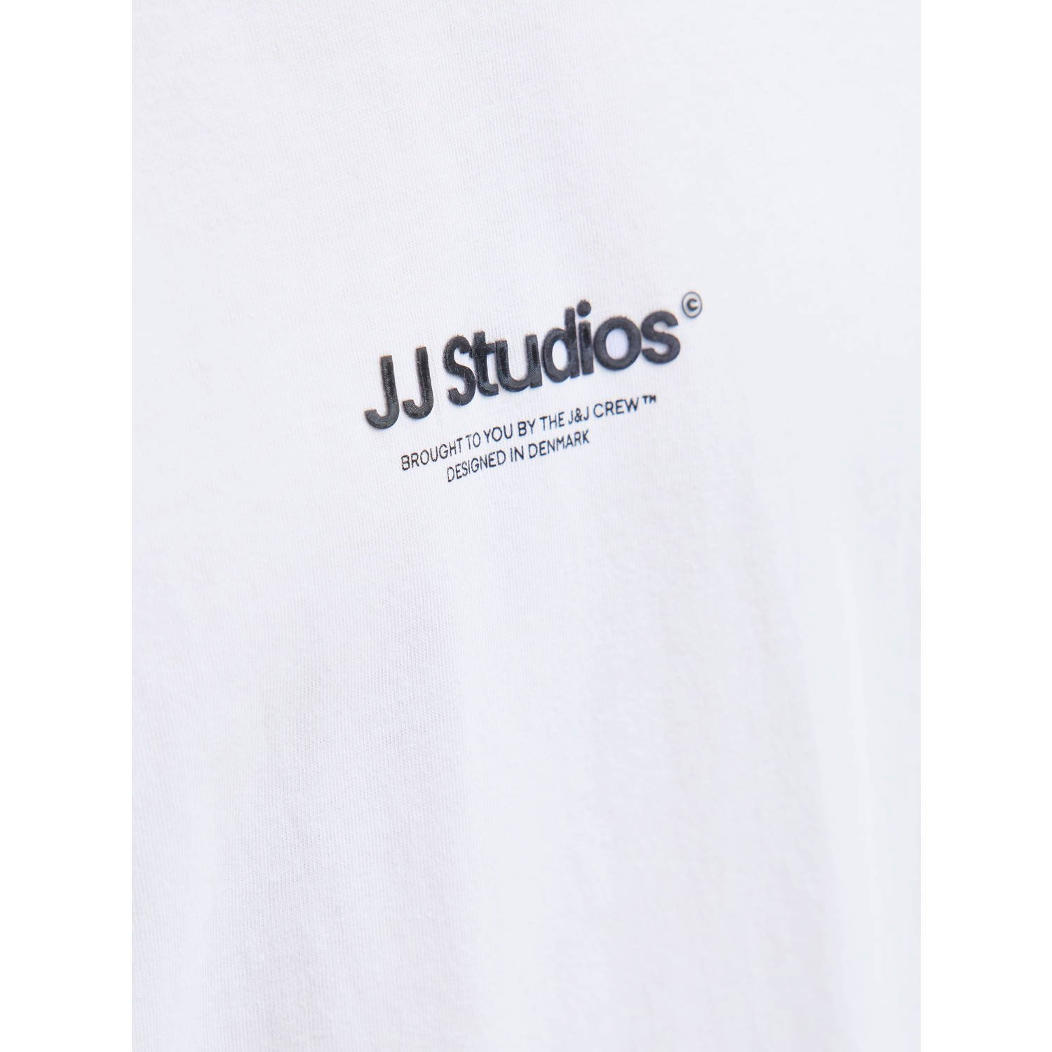 JACK & JONES PLUS SIZE regular T-shirt wit