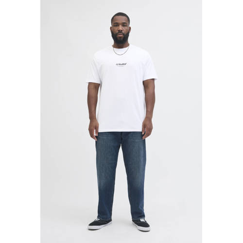 JACK & JONES PLUS SIZE regular T-shirt wit afbeelding