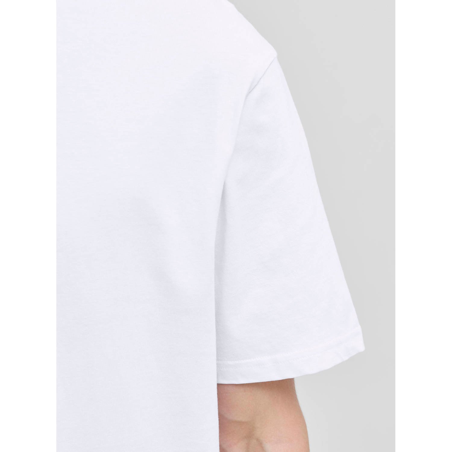 JACK & JONES PLUS SIZE regular T-shirt wit