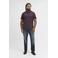 JACK & JONES PLUS SIZE regular T-shirt donkerpaars