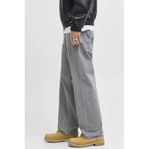 JACK & JONES JEANS INTELLIGENCE JJIALEX JJORIGINAL baggy jeans grey denim afbeelding