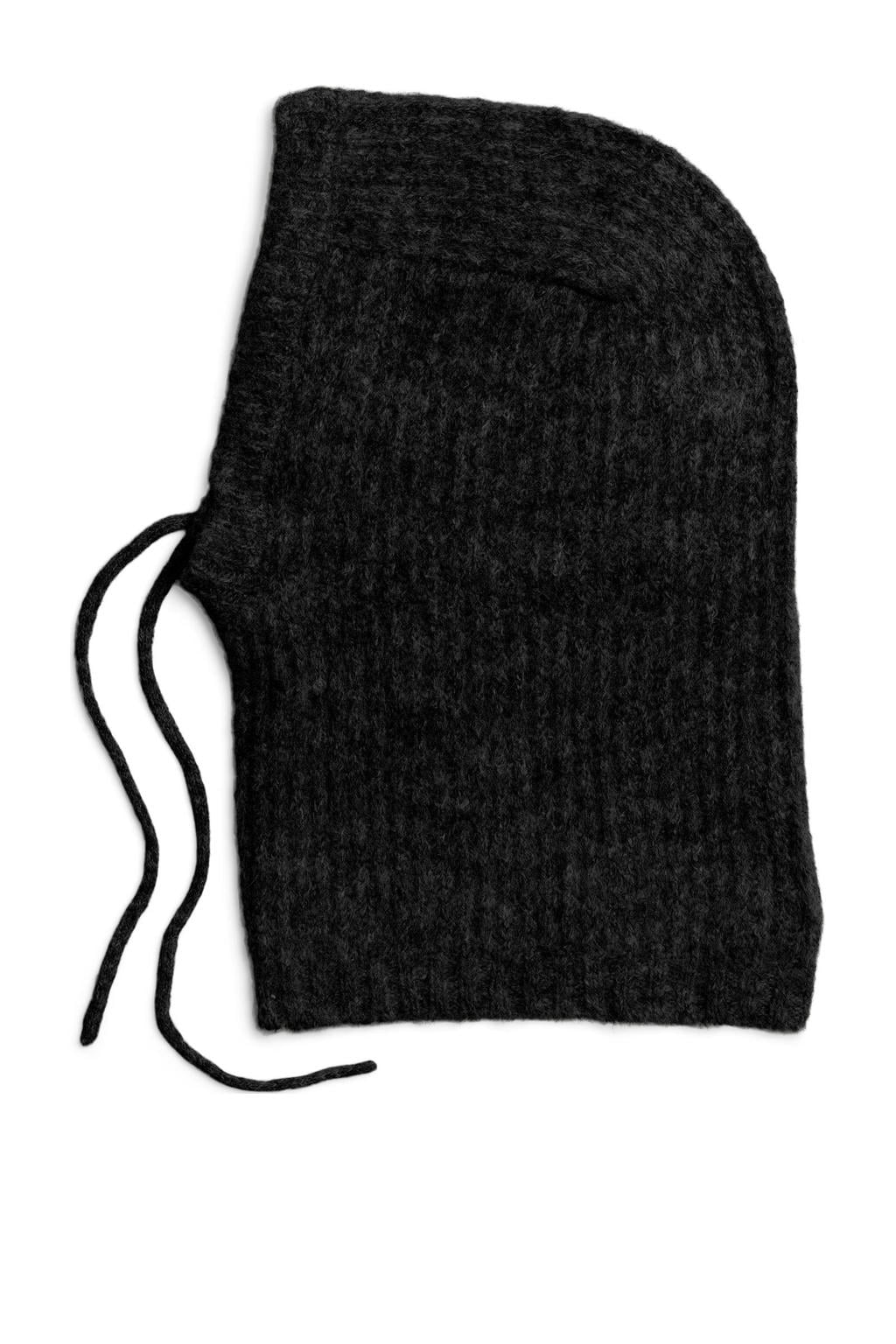 PIECES balaclava PCNAMBI zwart