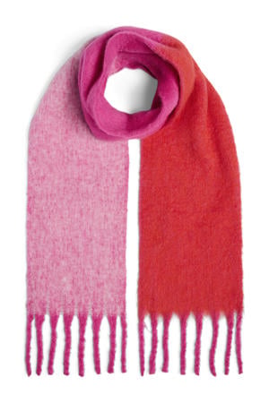 sjaal PCBEA roze/rood