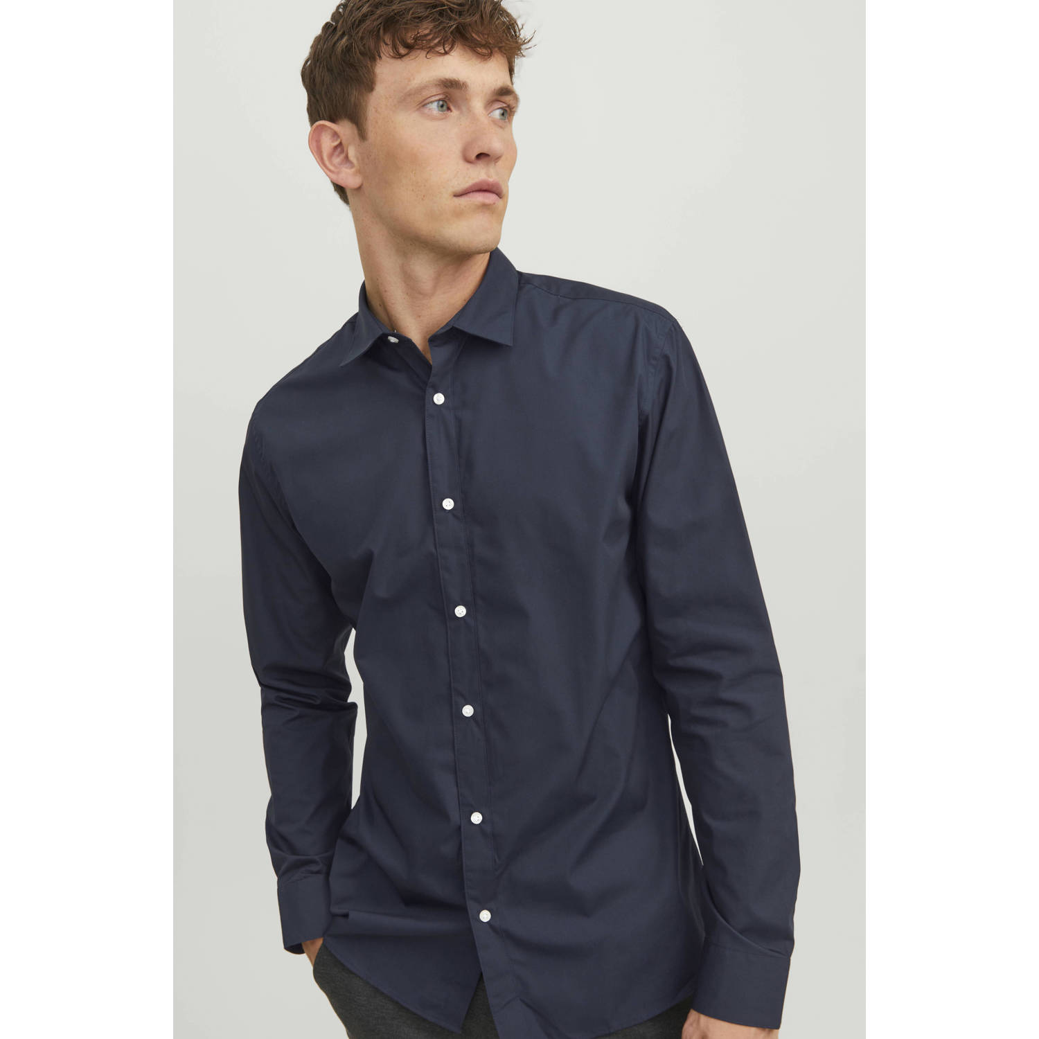 Jack & Jones Overhemd met lange mouwen JJJOE SHIRT LS PLAIN