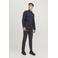 JACK & JONES ESSENTIALS slim fit zakelijk overhemd - donkerblauw