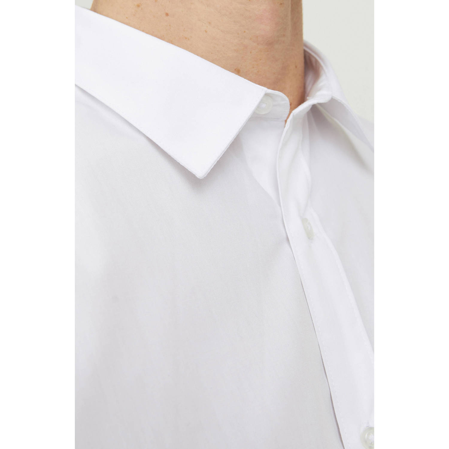 JACK & JONES ESSENTIALS zakelijk overhemd wit
