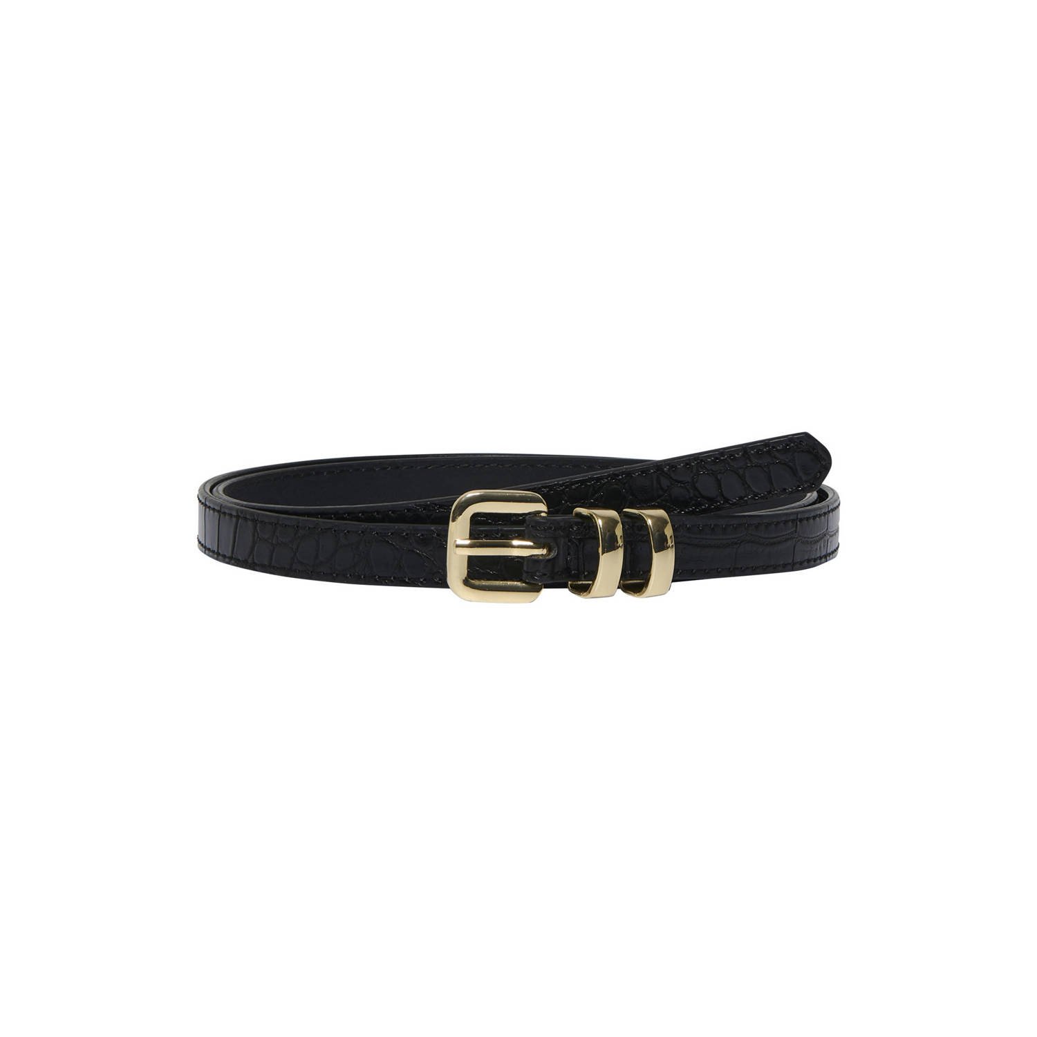 ONLY riem ONLMAGGIE zwart goudkleurig