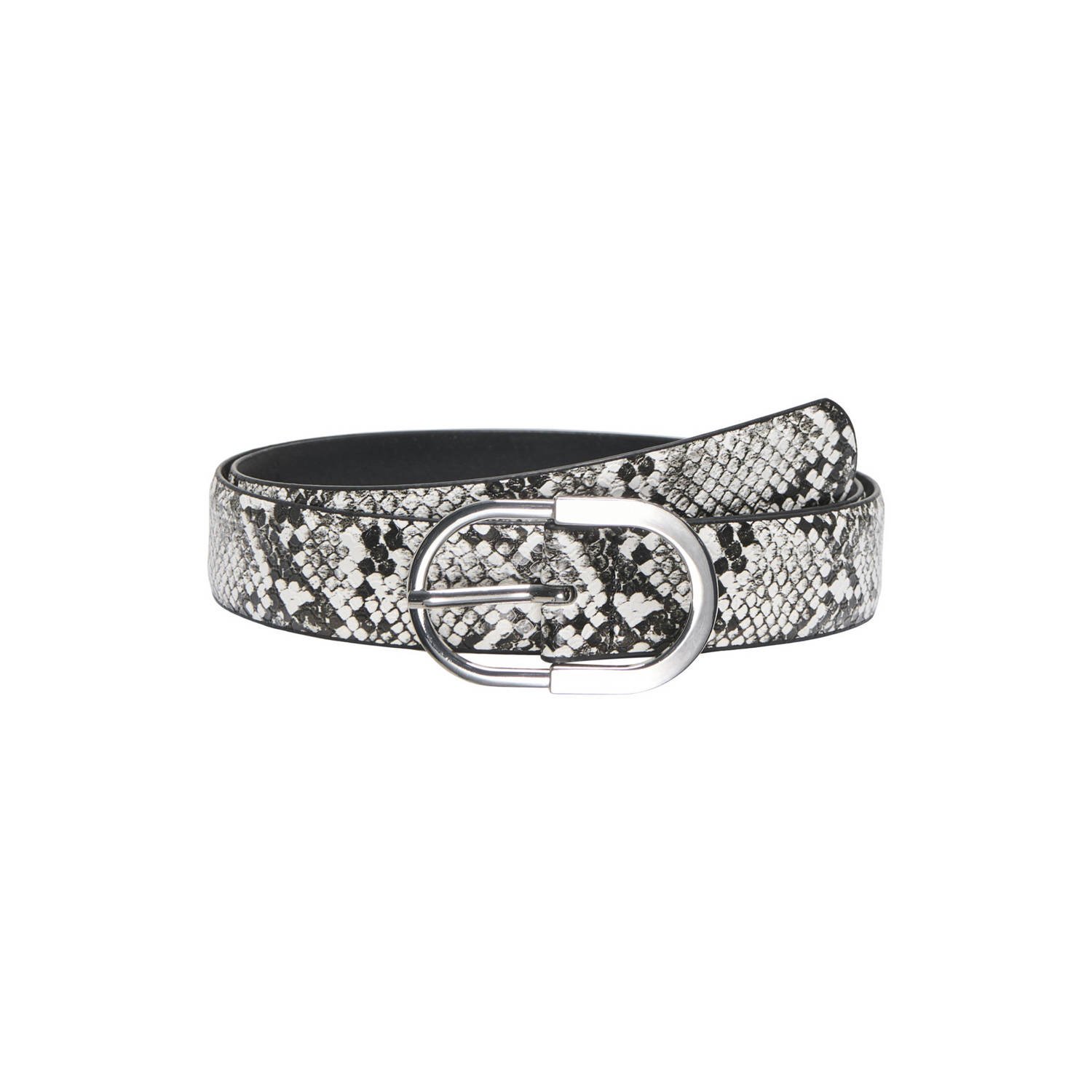 ONLY riem ONLELIZABETH met slangenprint grijs