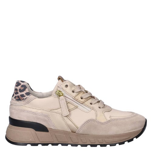 Gabor Comfort Optifit leren sneakers beige afbeelding