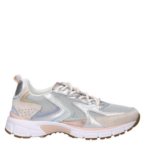 Comfort Optifit chunky leren sneakers lichtblauw