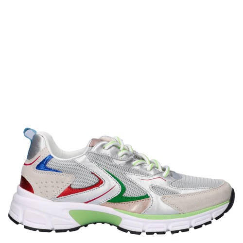 Gabor Comfort Optifit chunky leren sneakers zilver afbeelding