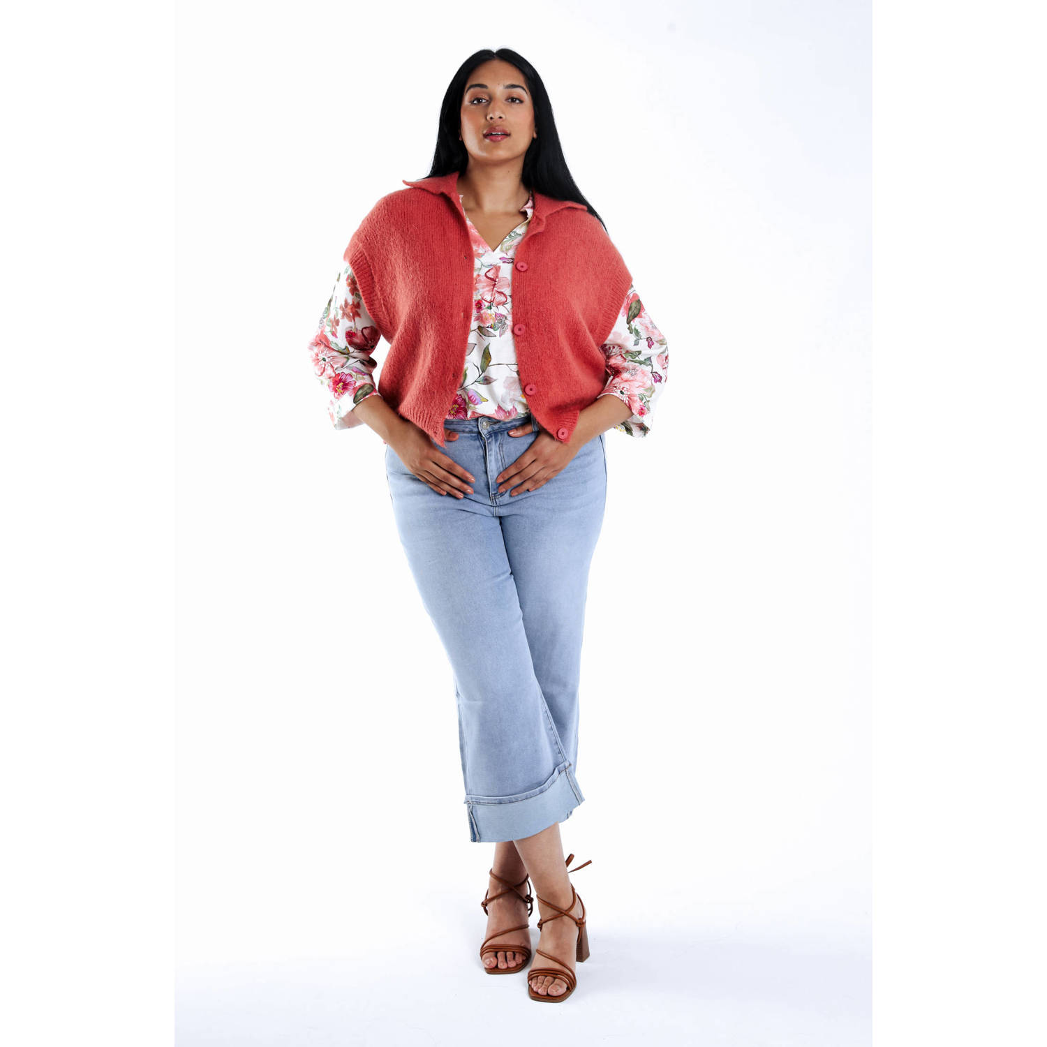 Paprika blousetop roze