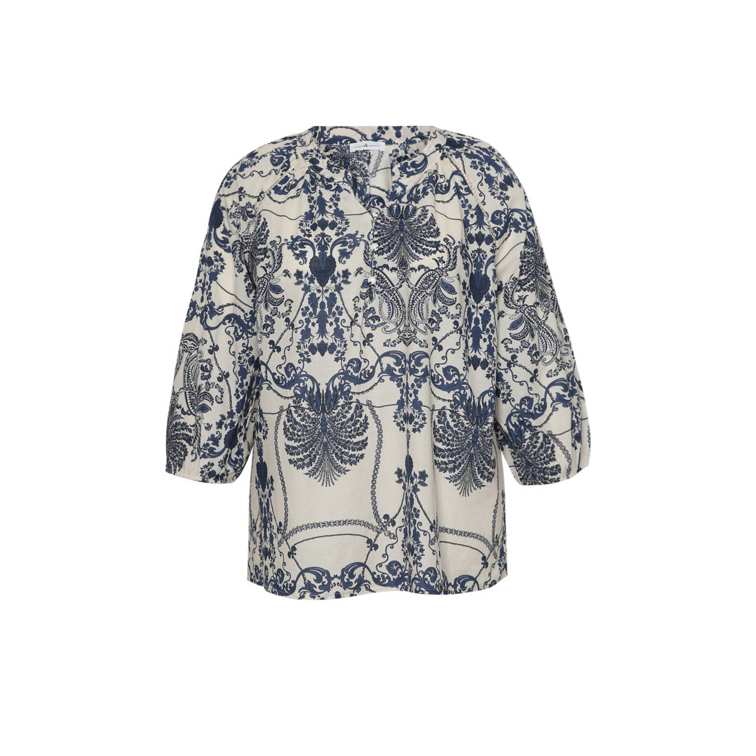 Paprika top donkerblauw