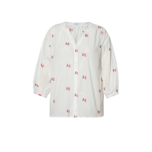 Paprika blouse wit afbeelding