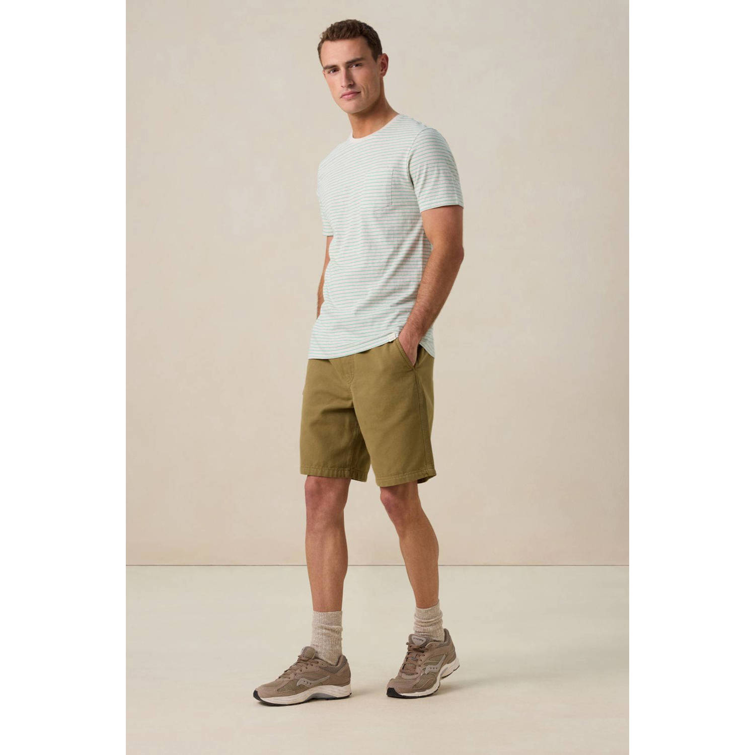 Sissy-Boy linnen relaxed T-shirt groen