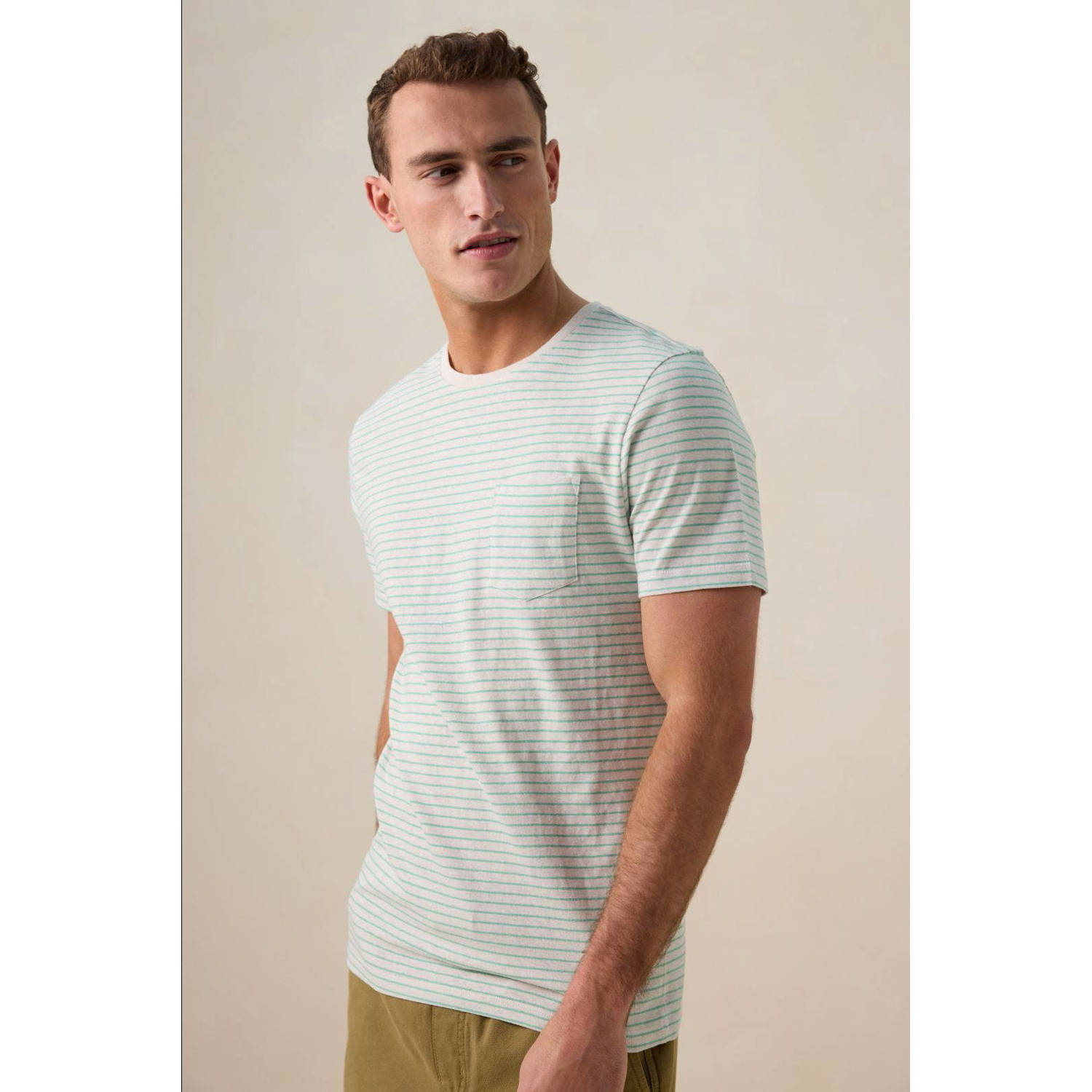 Sissy-Boy linnen relaxed T-shirt groen