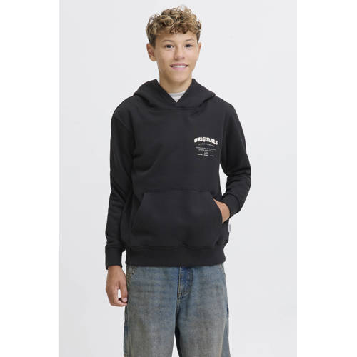 JACK & JONES JUNIOR hoodie zwart afbeelding