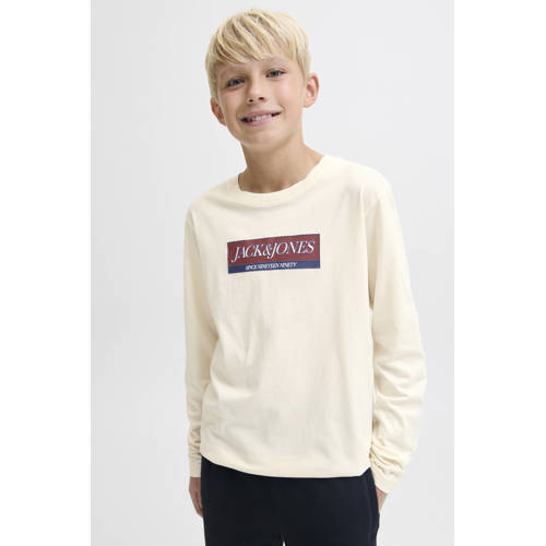 JACK & JONES JUNIOR longsleeve wit afbeelding
