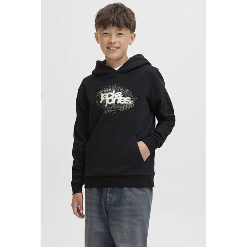 JACK & JONES JUNIOR hoodie zwart afbeelding