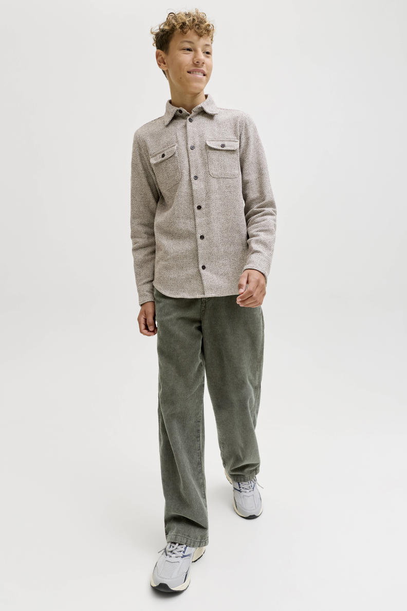 JACK & JONES JUNIOR casual broek zand