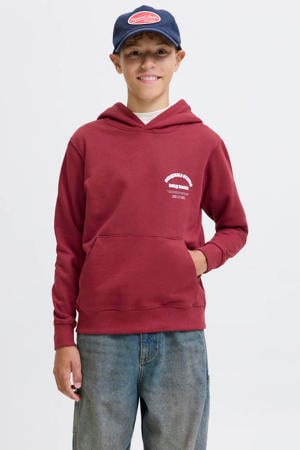 hoodie donkerrood