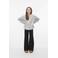 VERO MODA GIRL gebreide trui grijs melange