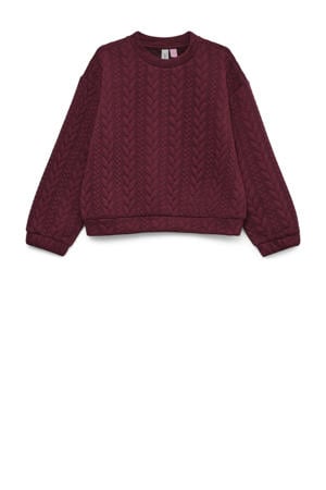 sweater donkerrood