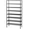 WOOOD Ferro Schoenenrek - Metaal - Zwart - 160x85x35