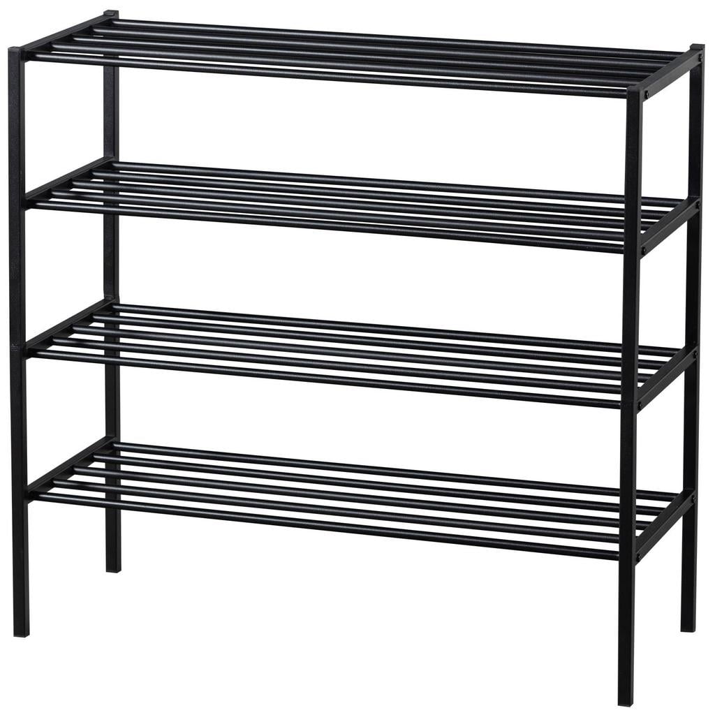 WOOOD WOOOD Ferro Schoenenrek - Metaal - Zwart - 80x85x35