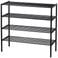 WOOOD WOOOD Ferro Schoenenrek - Metaal - Zwart - 80x85x35